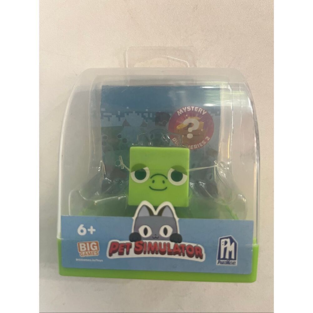 Phatmojo Pet Simulator X Mystery DLC Series 2 Green Pet Figure Roblox Big Games